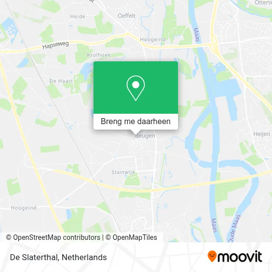 De Slaterthal kaart