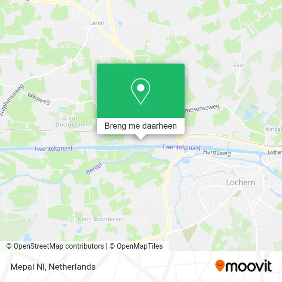Mepal Nl kaart