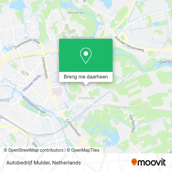 Autobedrijf Mulder kaart