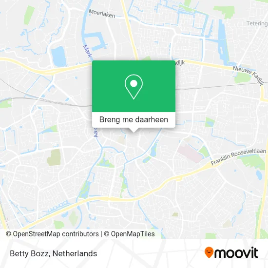 Betty Bozz kaart