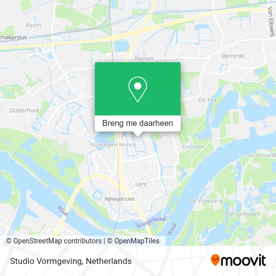 Studio Vormgeving kaart