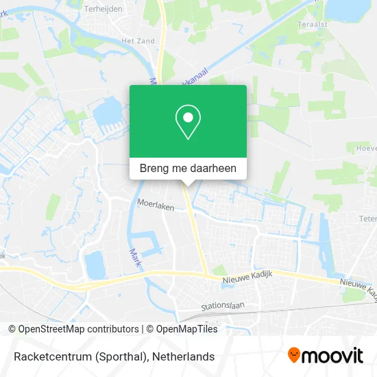 Racketcentrum (Sporthal) kaart