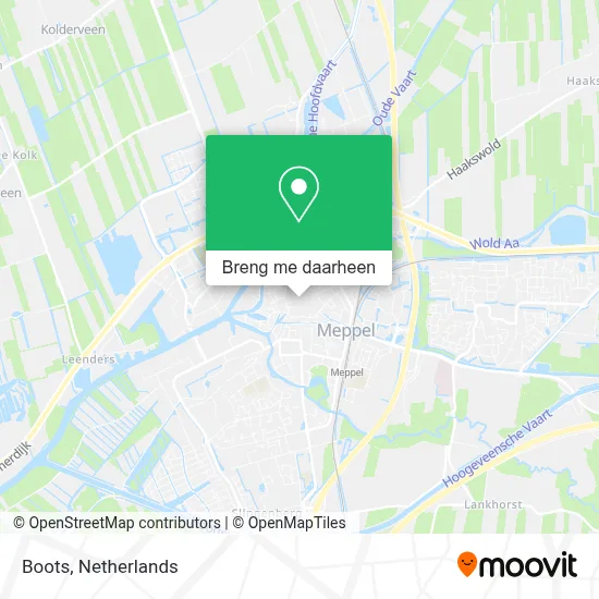 Boots kaart