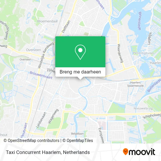 Taxi Concurrent Haarlem kaart