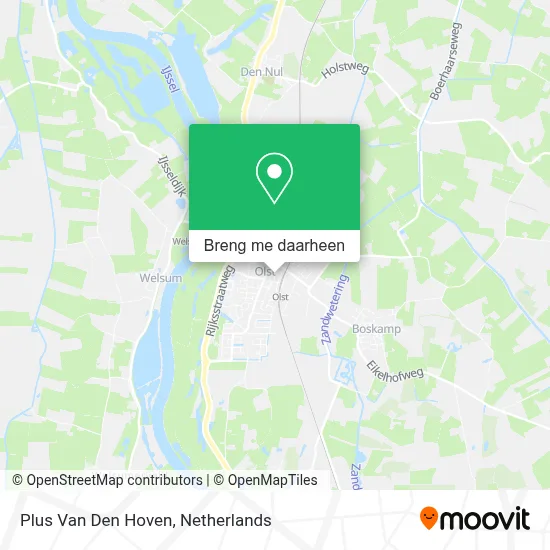 Plus Van Den Hoven kaart