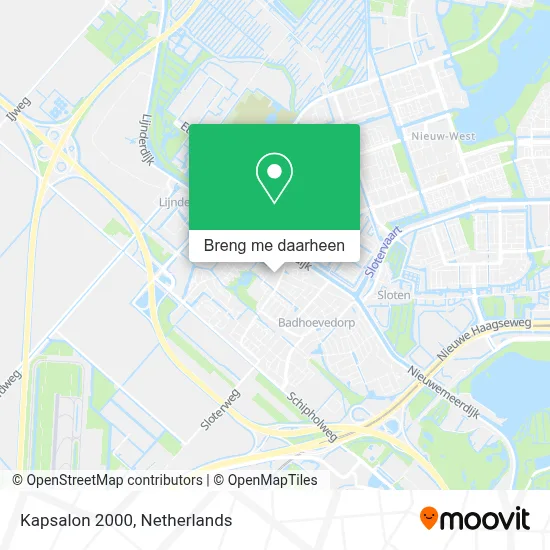 Kapsalon 2000 kaart