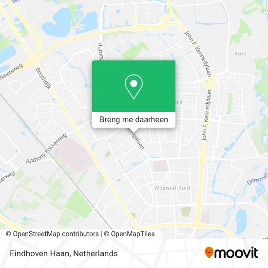 Eindhoven  Haan kaart