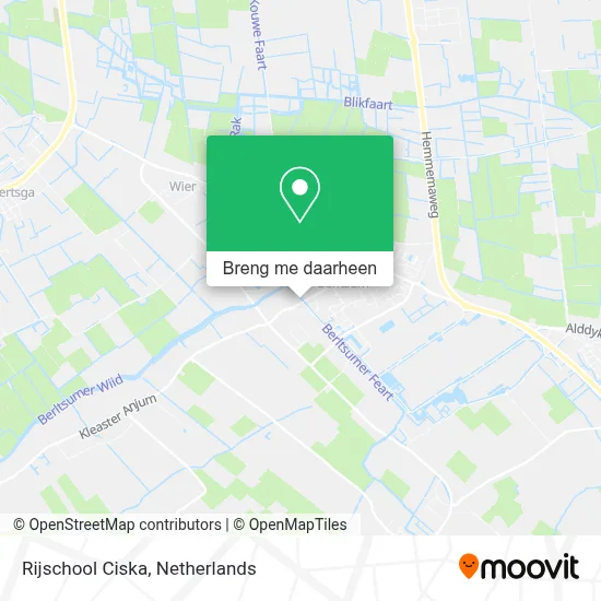 Rijschool Ciska kaart