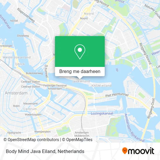 Body Mind Java Eiland kaart