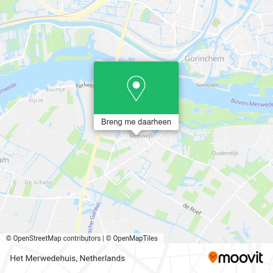 Het Merwedehuis kaart