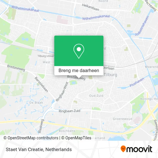 Staet Van Creatie kaart