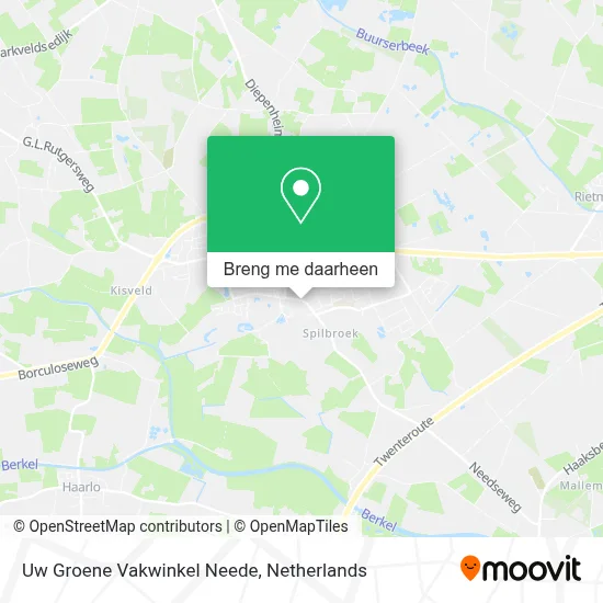 Uw Groene Vakwinkel Neede kaart