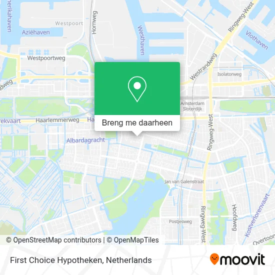 First Choice Hypotheken kaart