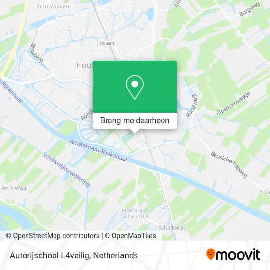 Autorijschool L4veilig kaart
