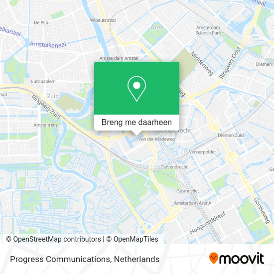 Progress Communications kaart