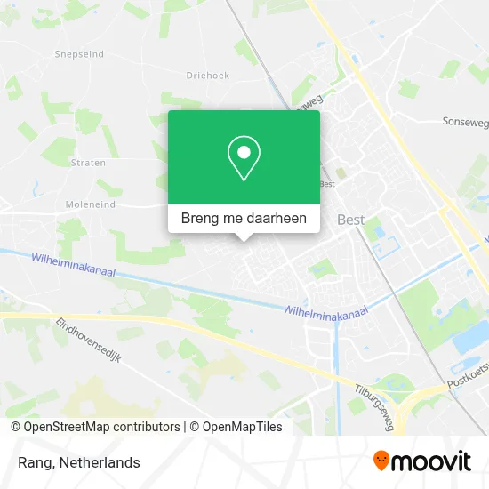 Rang kaart
