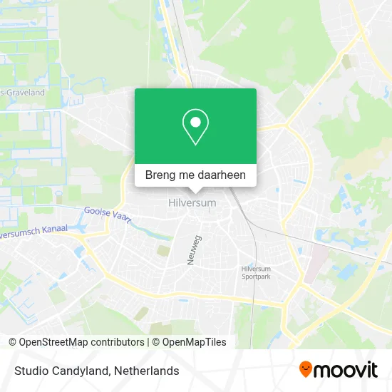 Studio Candyland kaart