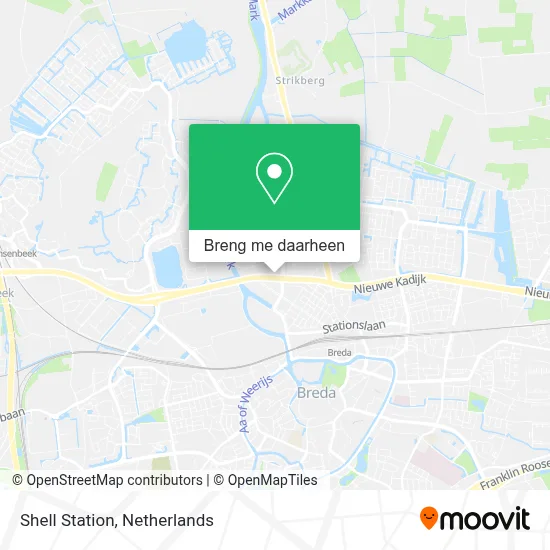 Shell Station kaart