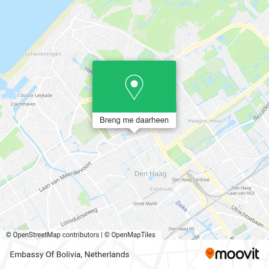 Embassy Of Bolivia kaart
