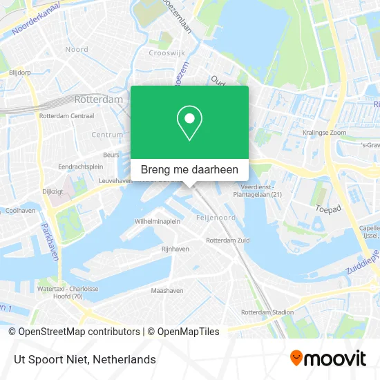 Ut Spoort Niet kaart