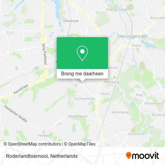Roderlandtoernooi kaart