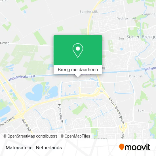 Matrasatelier kaart