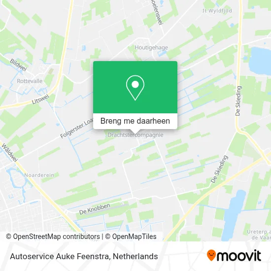 Autoservice Auke Feenstra kaart