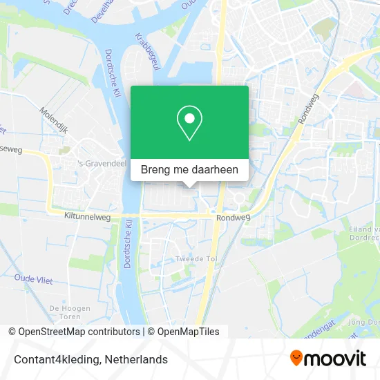 Contant4kleding kaart