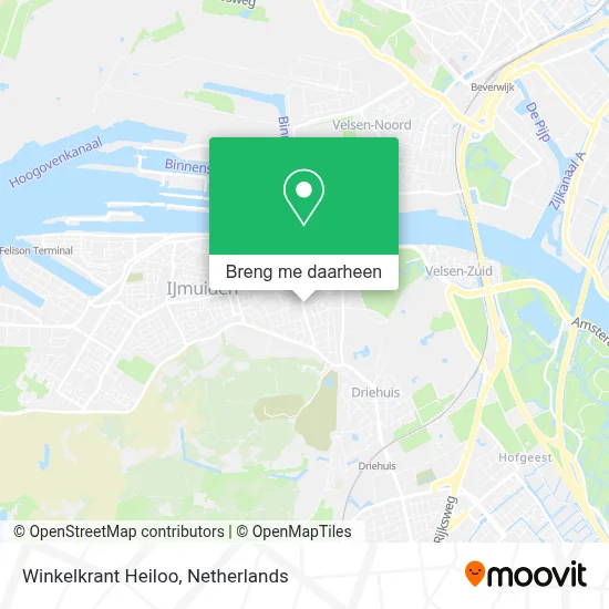 Winkelkrant Heiloo kaart