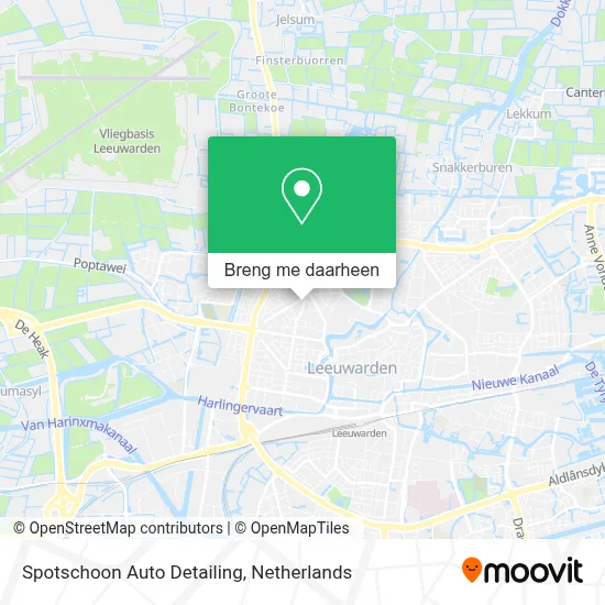 Spotschoon Auto Detailing kaart