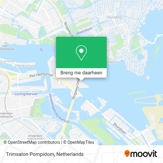 Trimsalon Pompidom kaart