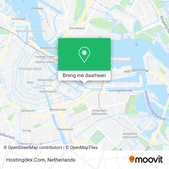 Hostingdex.Com kaart
