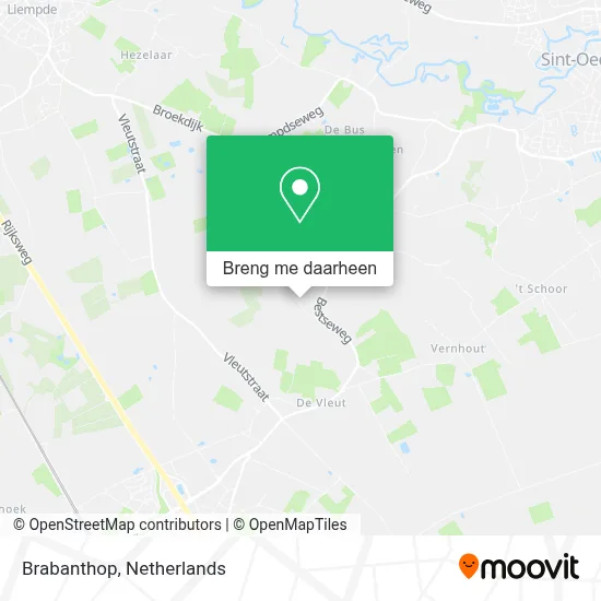 Brabanthop kaart