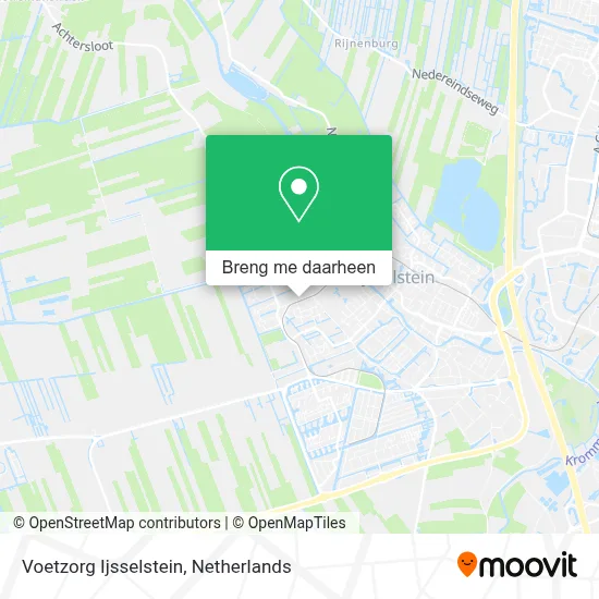 Voetzorg Ijsselstein kaart