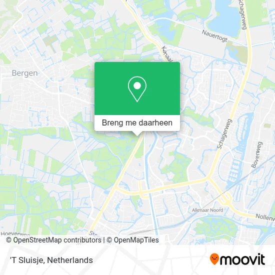 'T Sluisje kaart