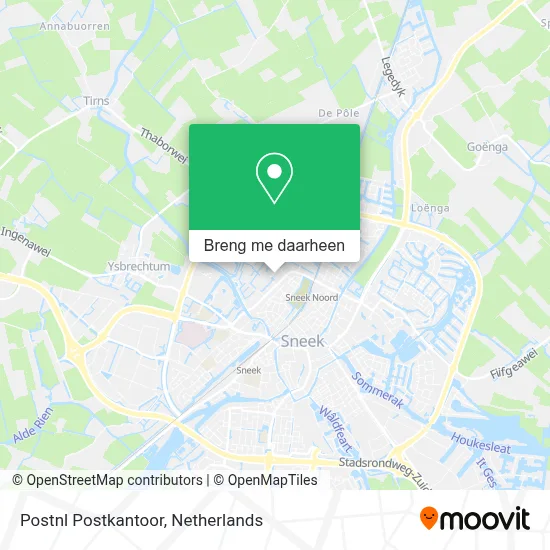 Postnl Postkantoor kaart