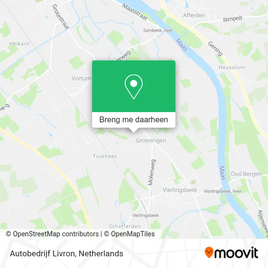 Autobedrijf Livron kaart