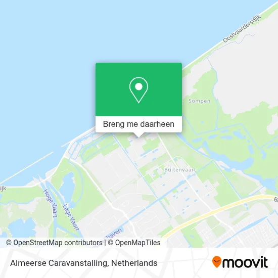 Almeerse Caravanstalling kaart