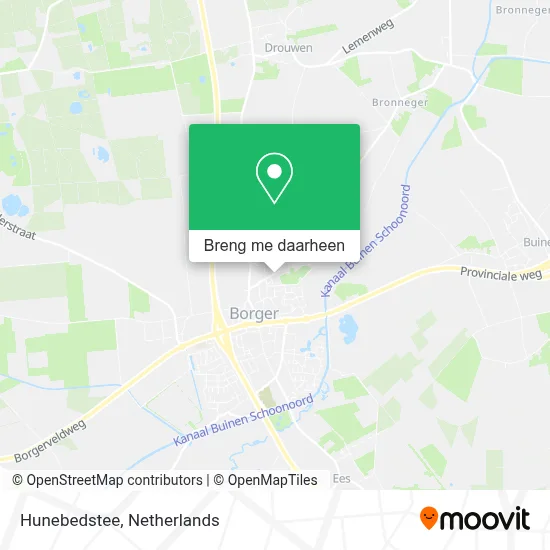 Hunebedstee kaart