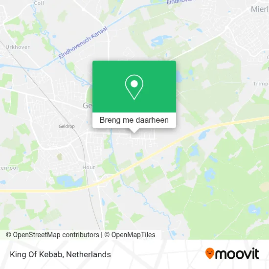 King Of Kebab kaart