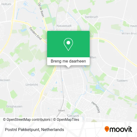 Postnl Pakketpunt kaart