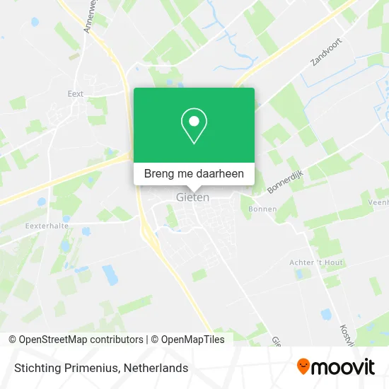 Stichting Primenius kaart