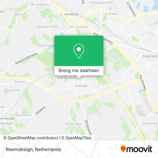 Reemdesign kaart