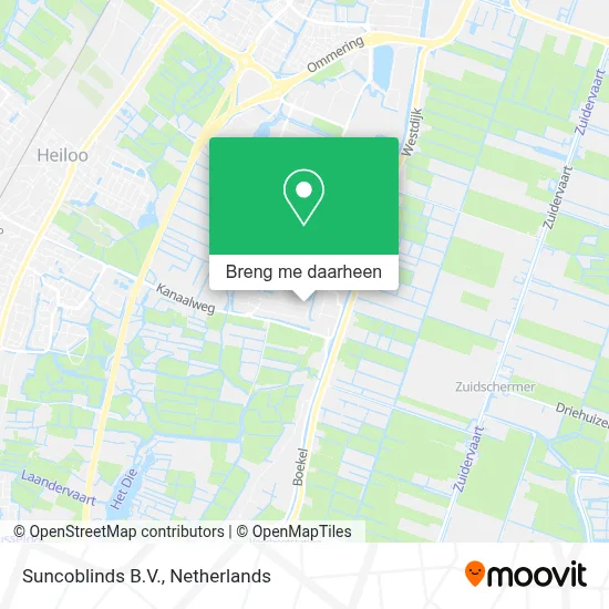 Suncoblinds B.V. kaart