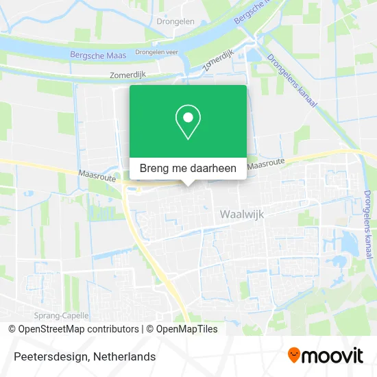 Peetersdesign kaart