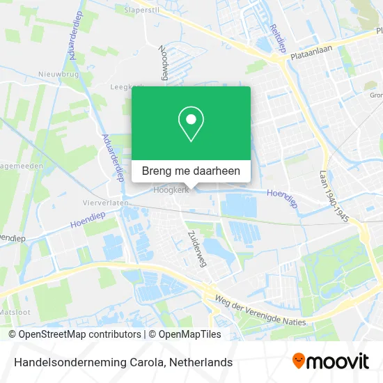 Handelsonderneming Carola kaart