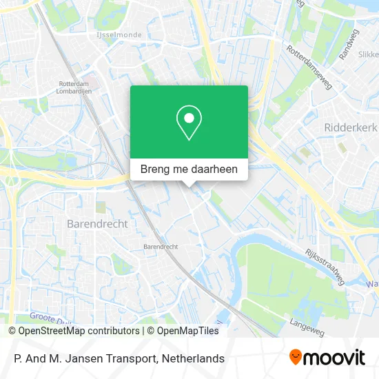 P. And M. Jansen Transport kaart