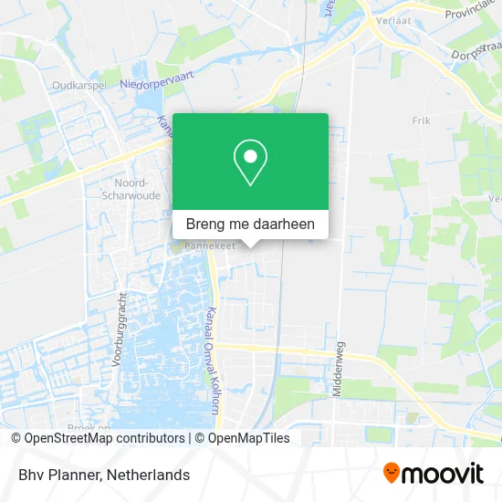 Bhv Planner kaart