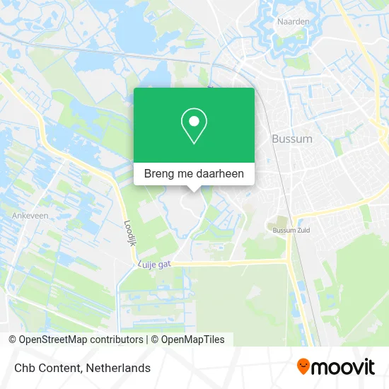 Chb Content kaart