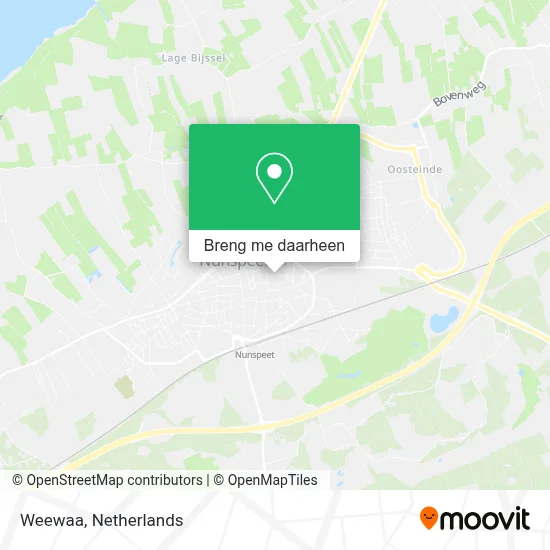 Weewaa kaart